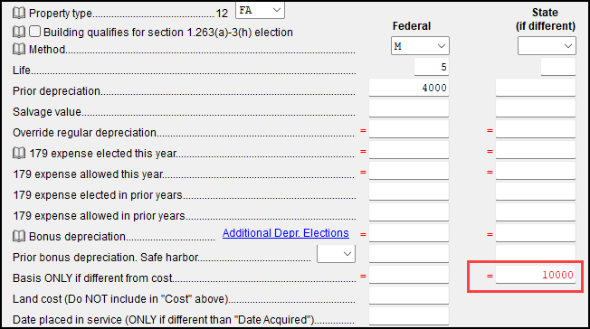 Image of State basis  on screen 4562